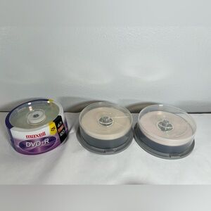 Maxell and Sony DVD+R Disc‎ Set of 64 discs